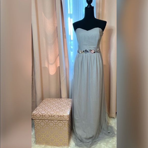 LC Lauren Conrad Dress Up Shop Collection Embellished Evening Dress - Picture 3 of 3